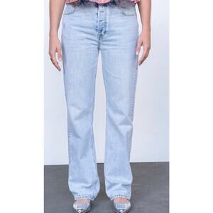Bellerose Women’s Pony Straight Leg High Rise It Blue Jeans Pants Size 31